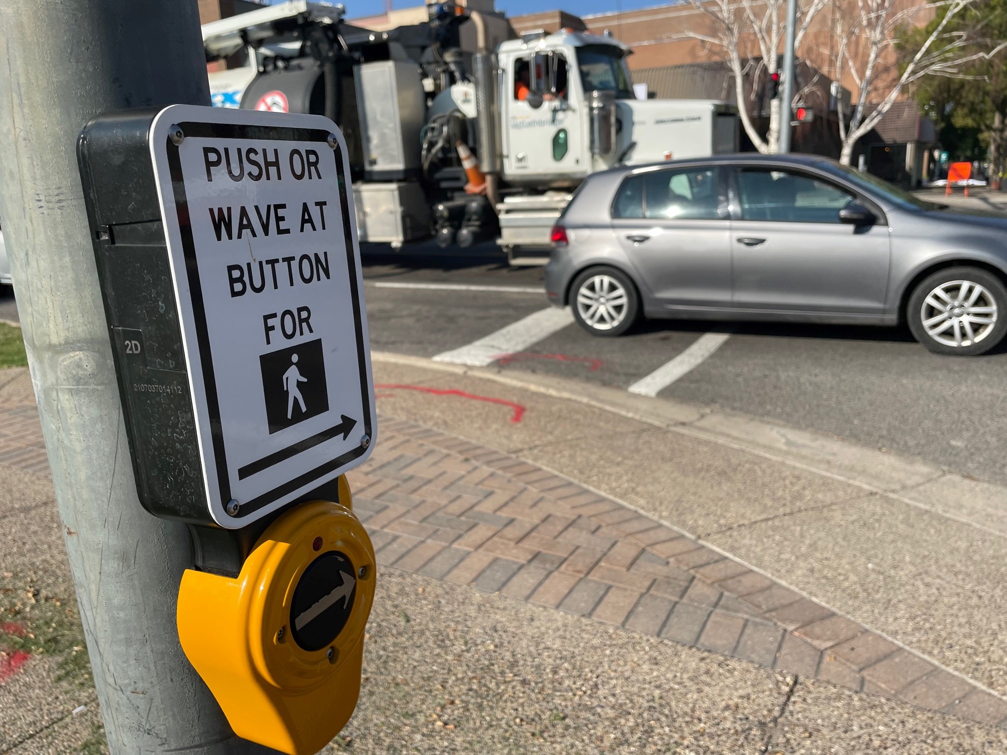 Crosswalk Push Button